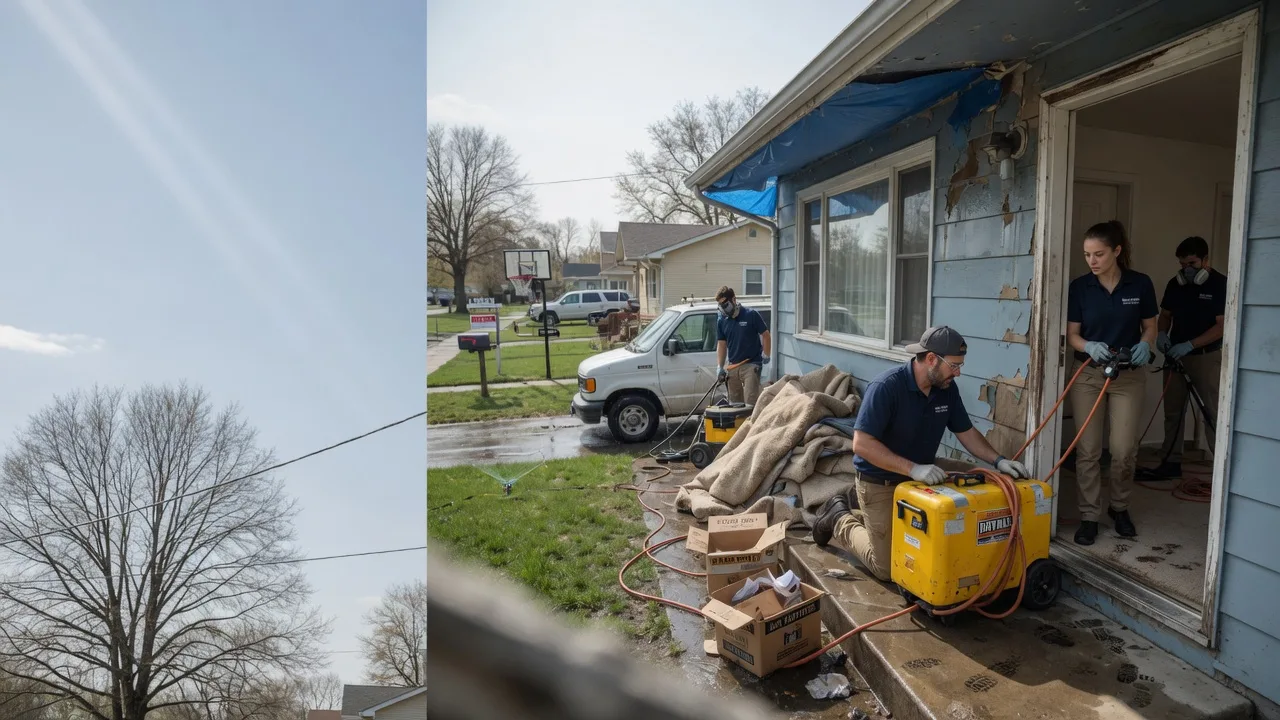 Basement Flood Cleanup in Athens, WI near me